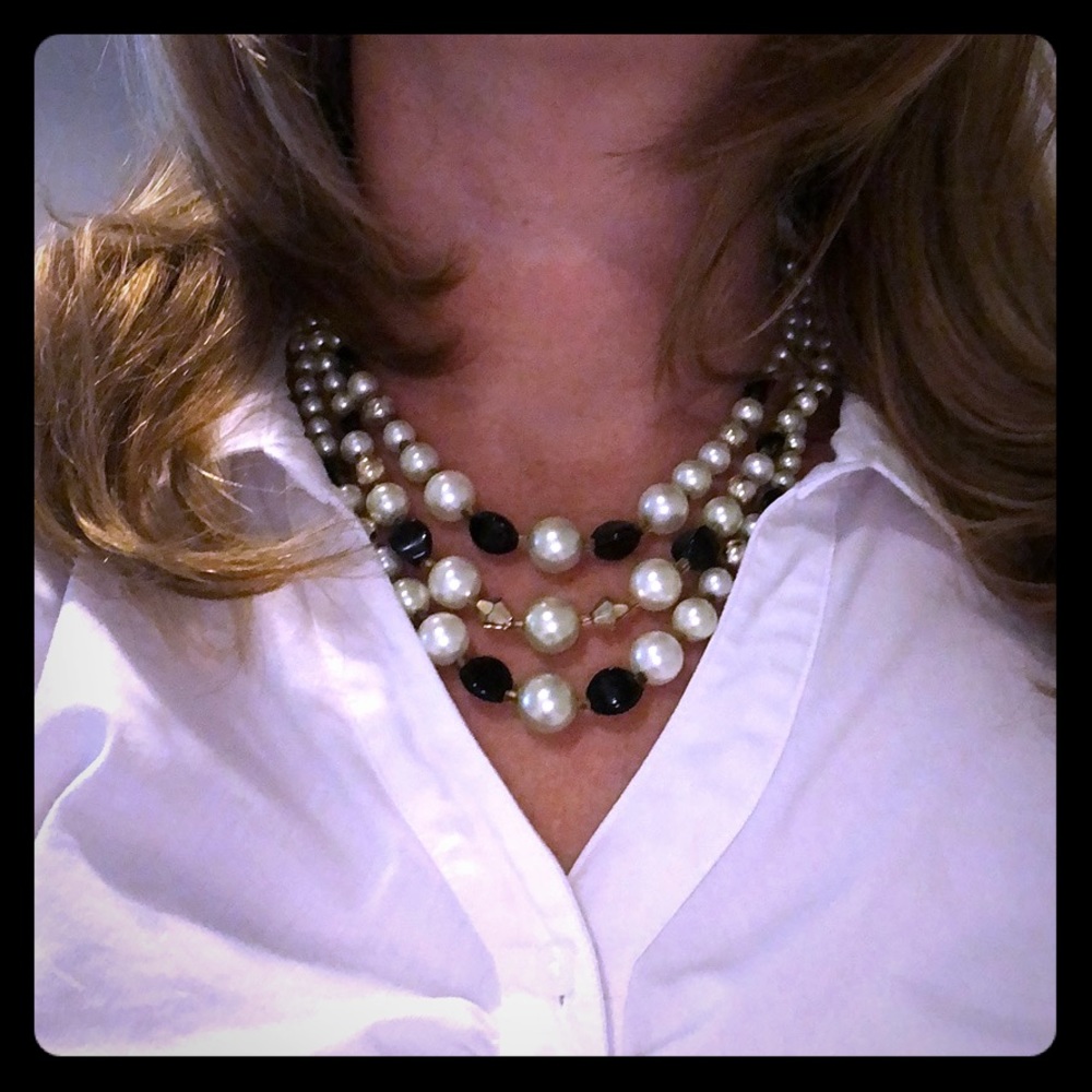 Japanese Costume Pearl Necklace